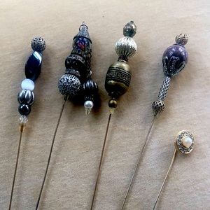 Vintage hat pin lot